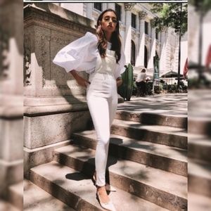 WE WORE WHAT Overalls high rise skinny overalls